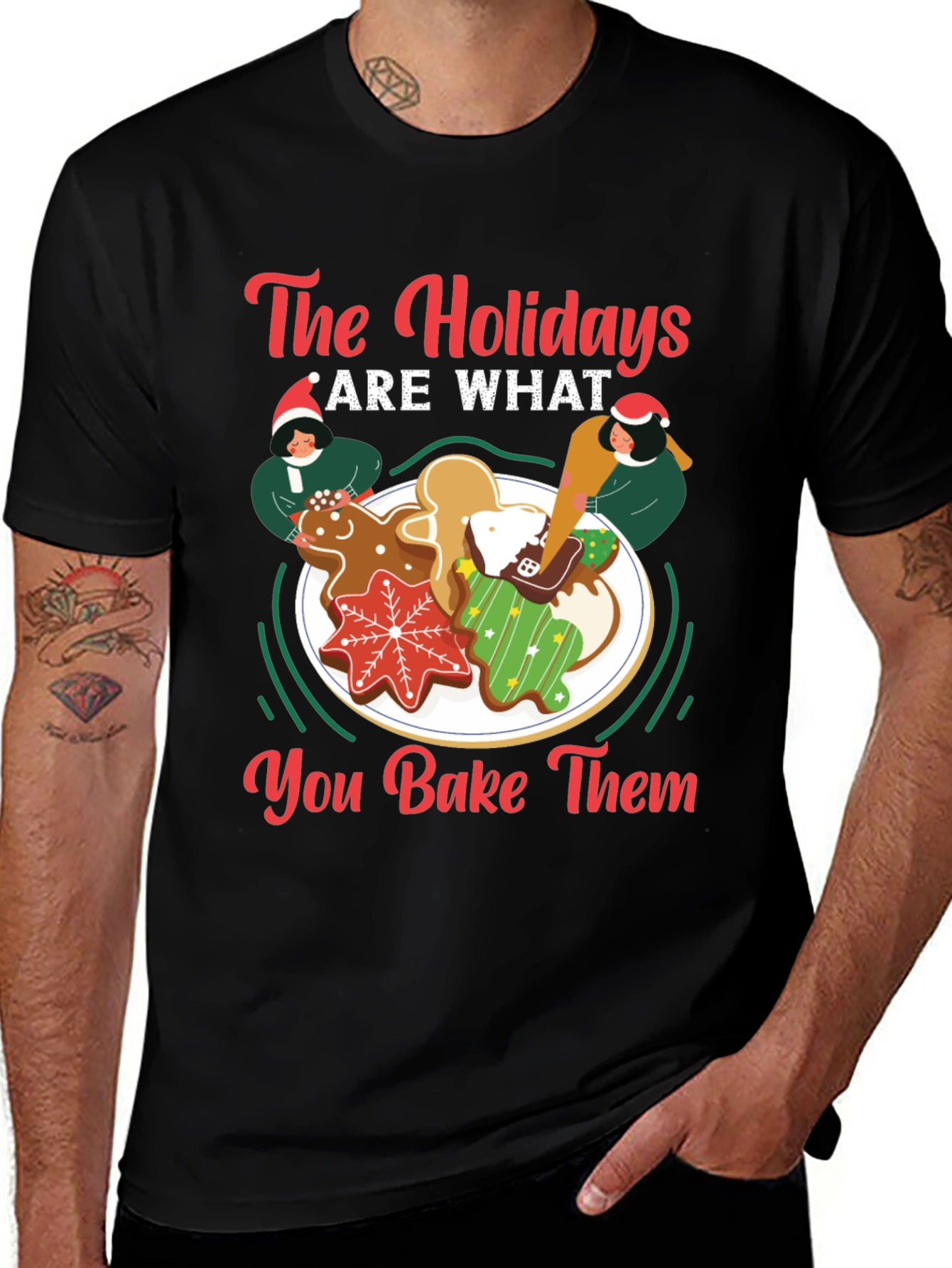 Holiday Baking T-Shirt - Gingerbread Theme