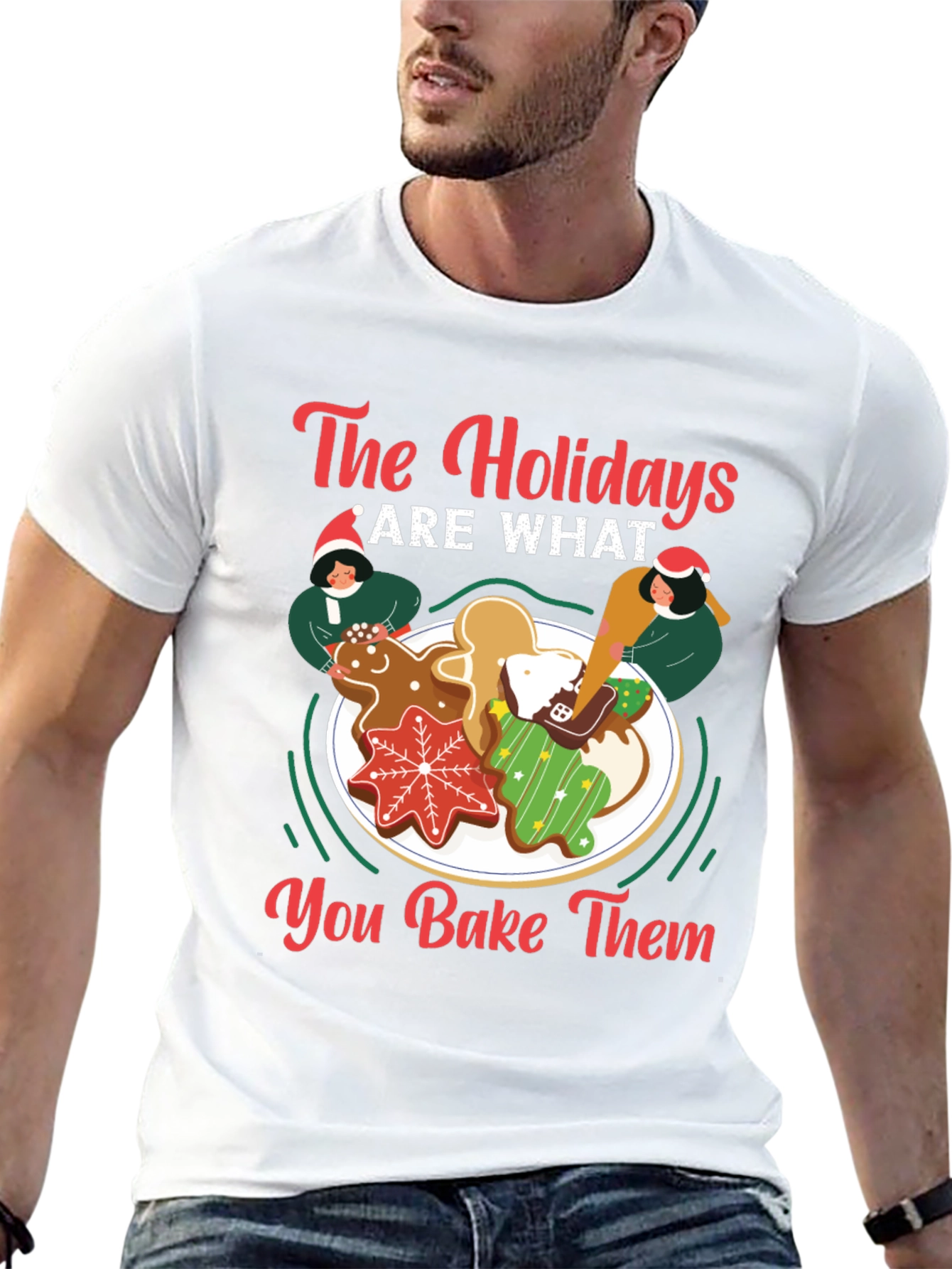 Holiday Baking T-Shirt - Gingerbread Theme
