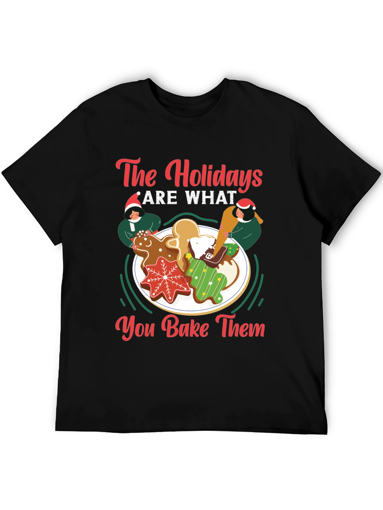 Holiday Baking T-Shirt - Gingerbread Theme