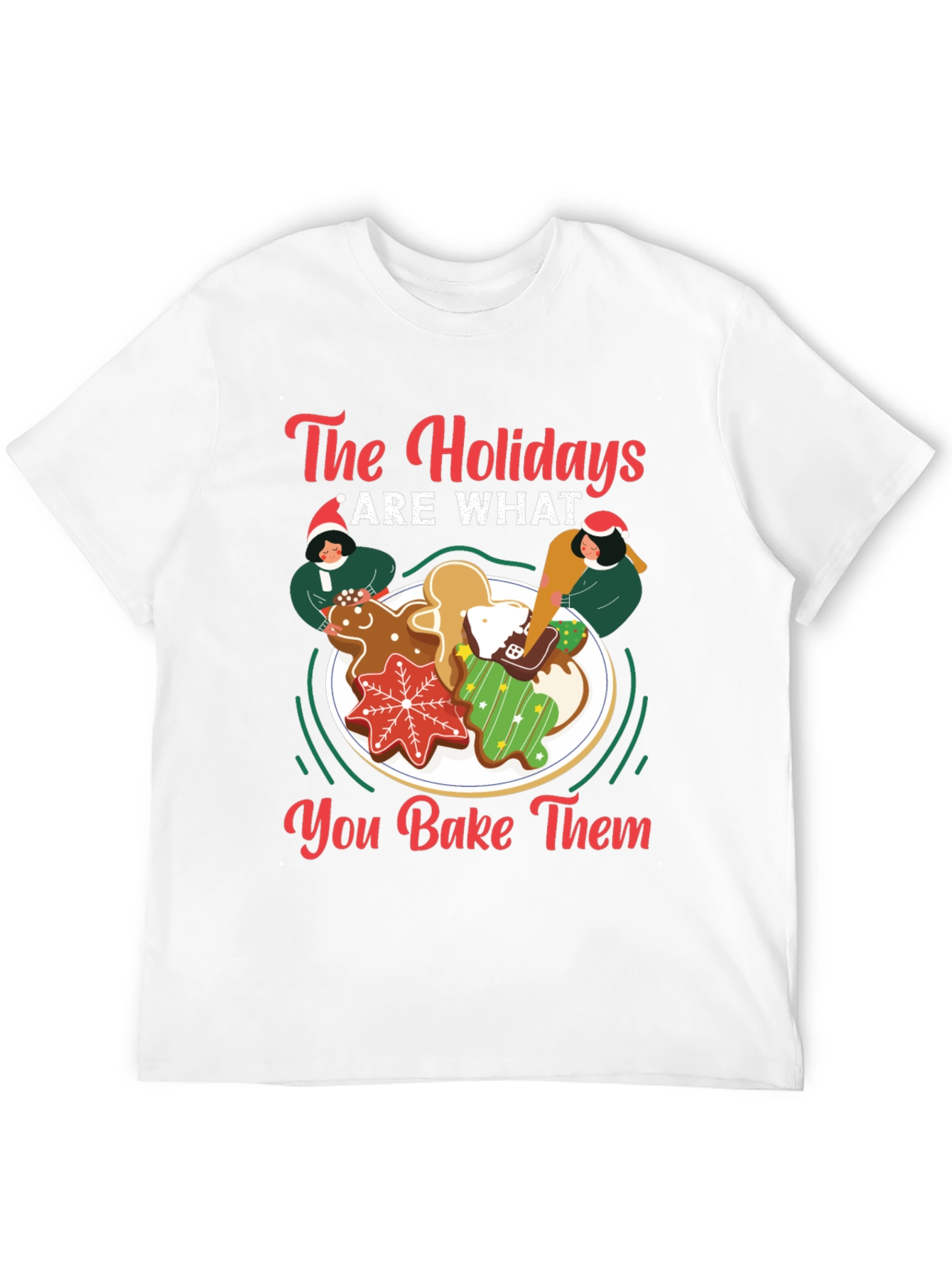 Holiday Baking T-Shirt - Gingerbread Theme