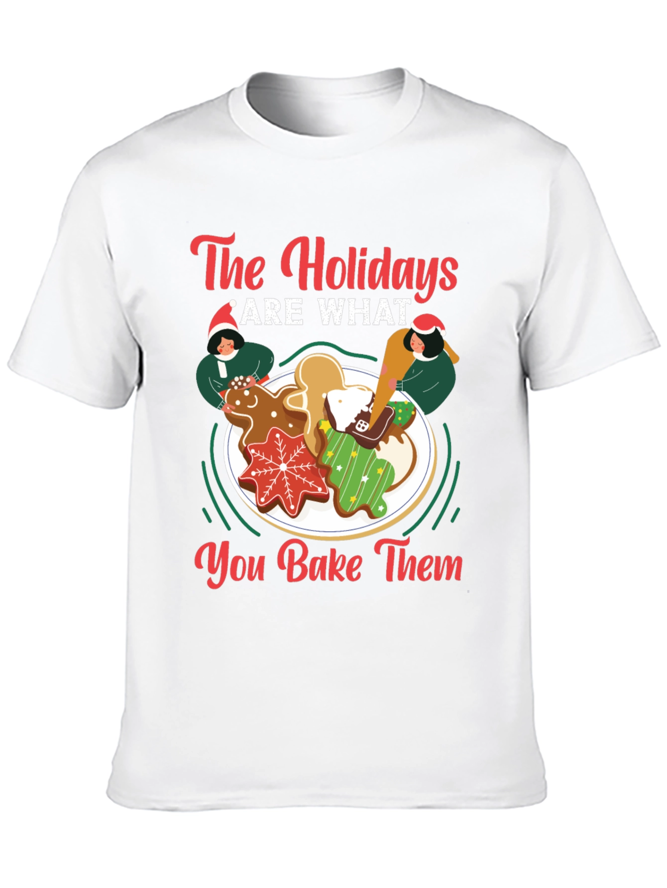 Holiday Baking T-Shirt - Gingerbread Theme