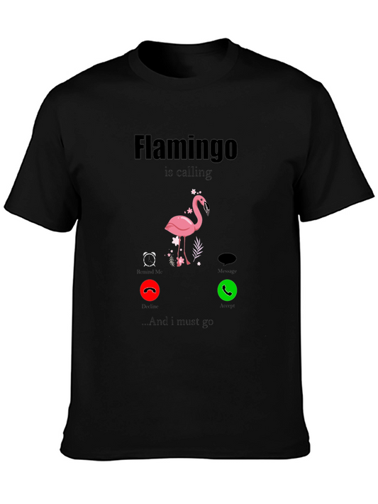 Flamingo Calling T-Shirt - Animal Lover Tee