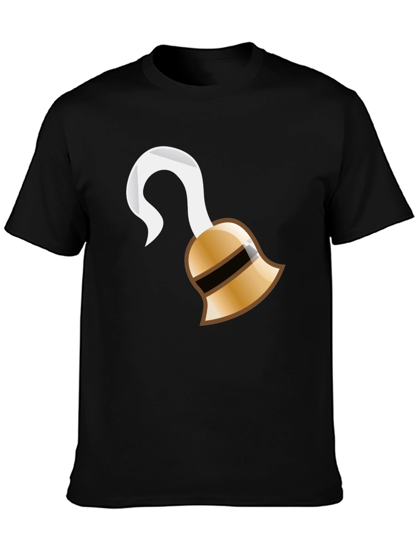 Pirate Hook Graphic Tee - Black Cotton T-Shirt