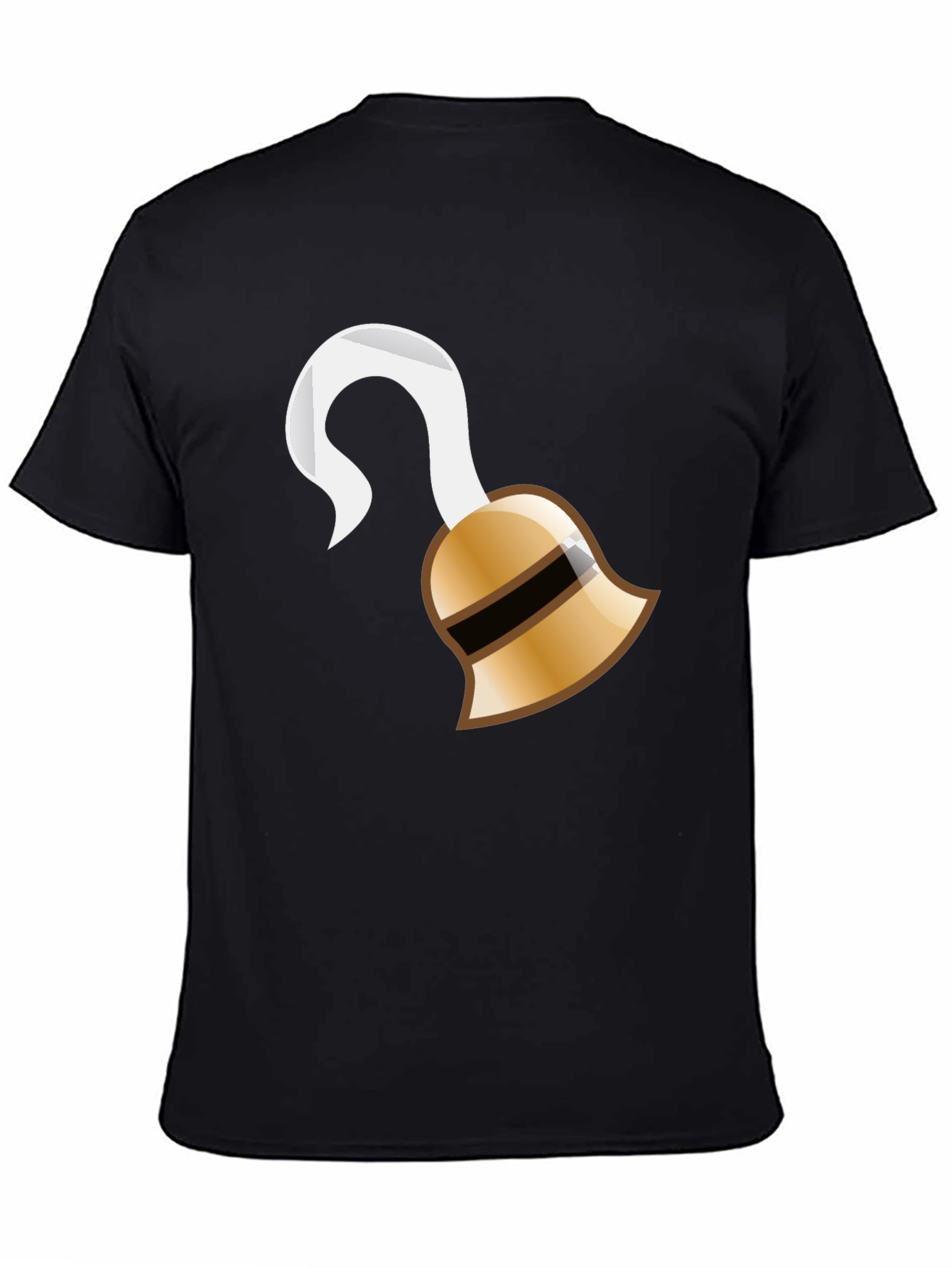 Pirate Hook Graphic Tee - Black Cotton T-Shirt