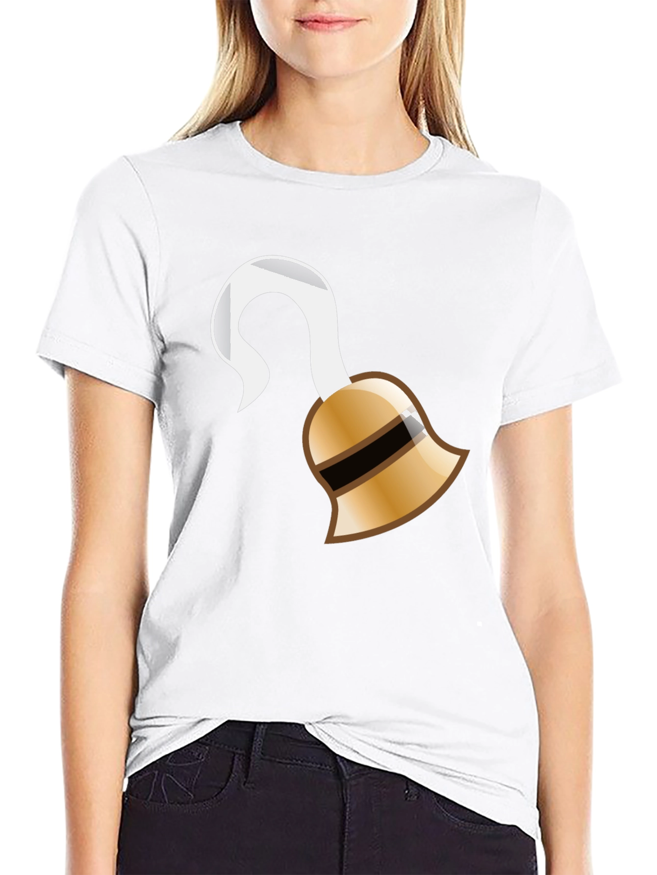 Pirate Hook Graphic Tee - Black Cotton T-Shirt