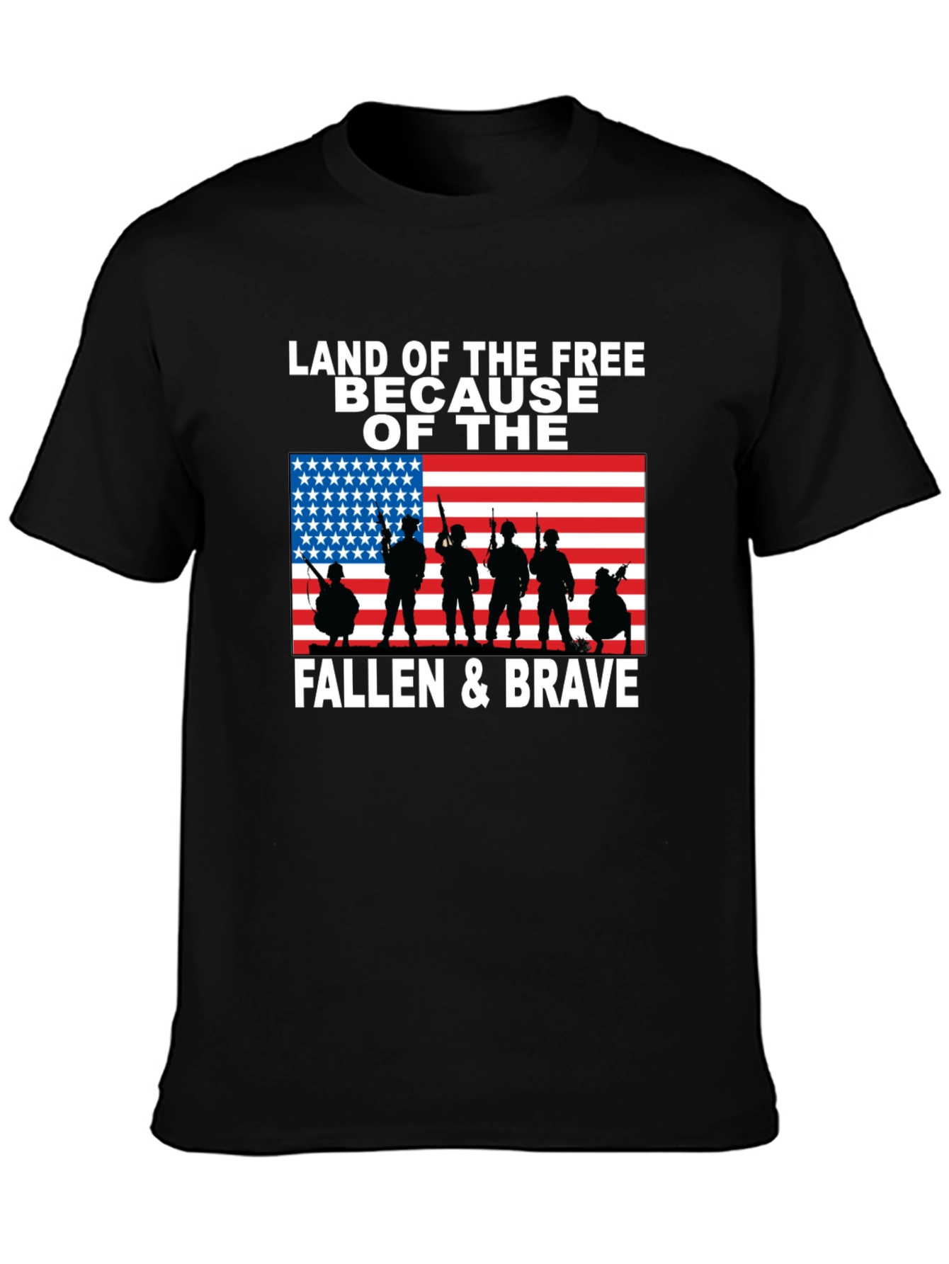 Land of the Free Patriotic T-Shirt