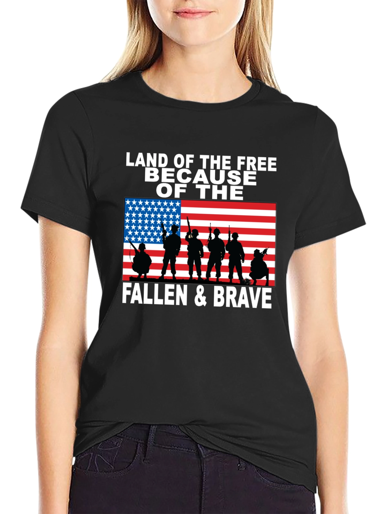 Land of the Free Patriotic T-Shirt