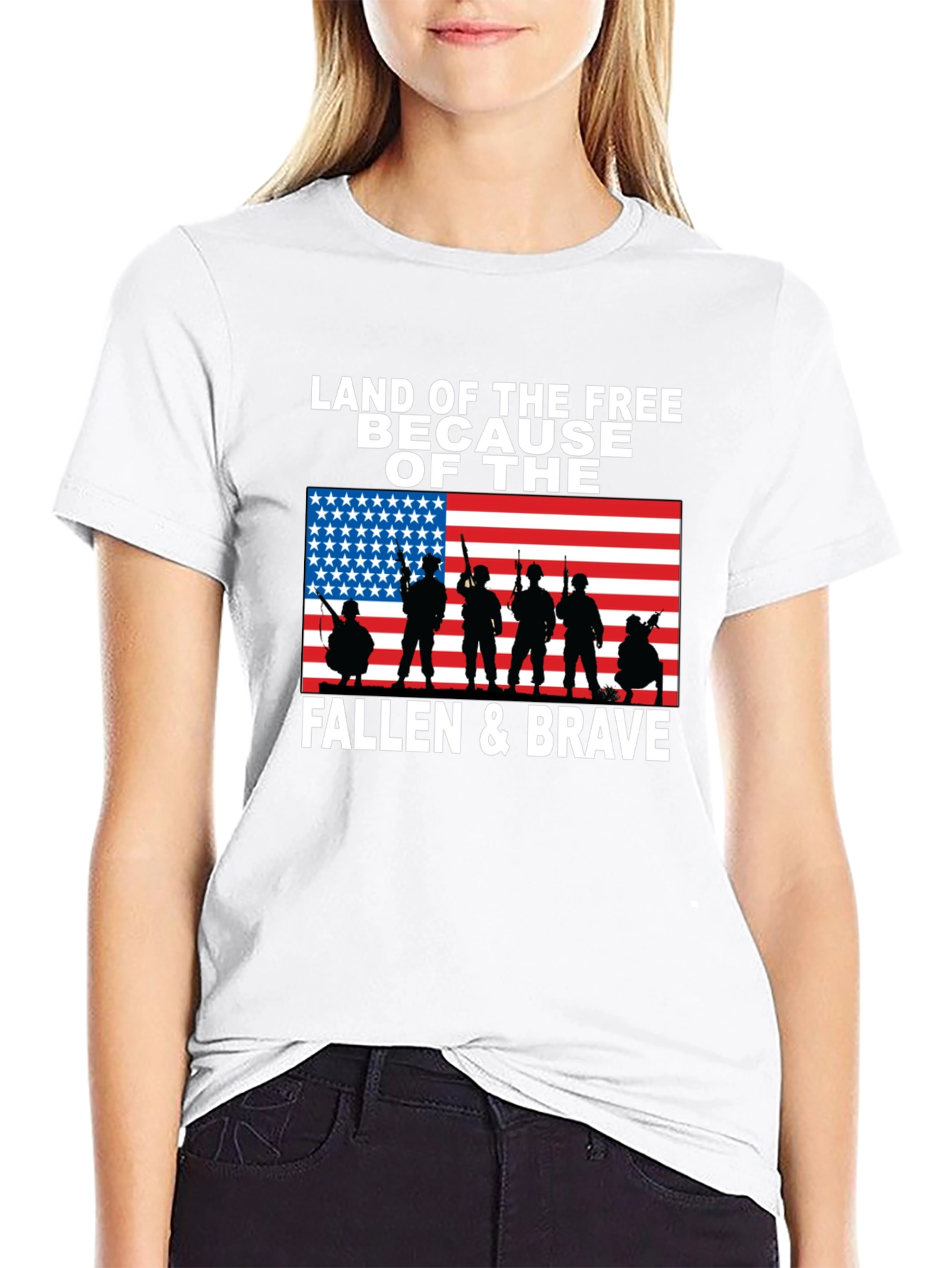 Land of the Free Patriotic T-Shirt