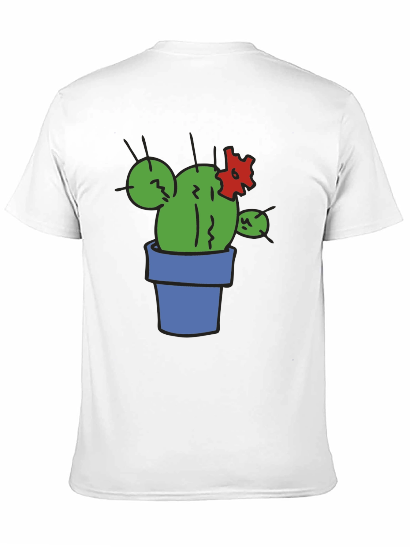 Cactus Graphic T-Shirt - Black