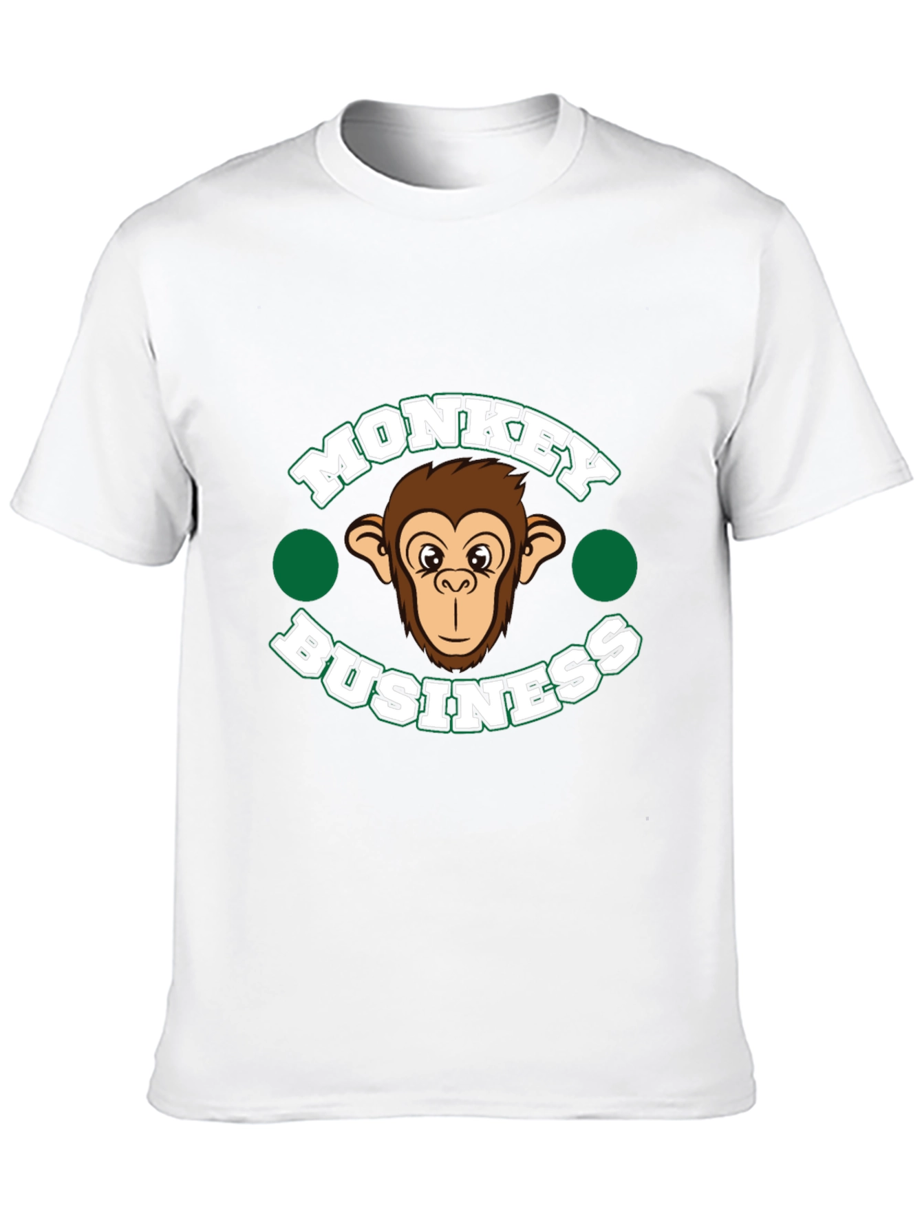 Monkey Business Graphic T-Shirt - Mens Black Tee