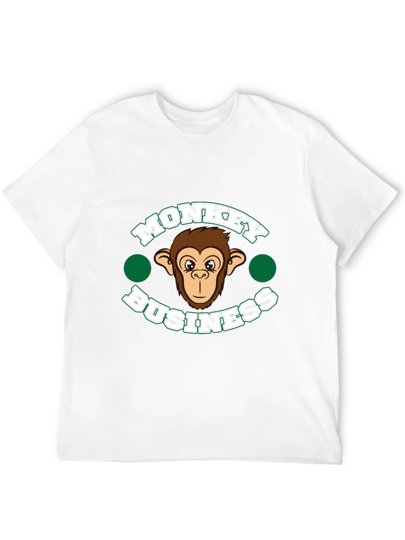 Monkey Business Graphic T-Shirt - Mens Black Tee