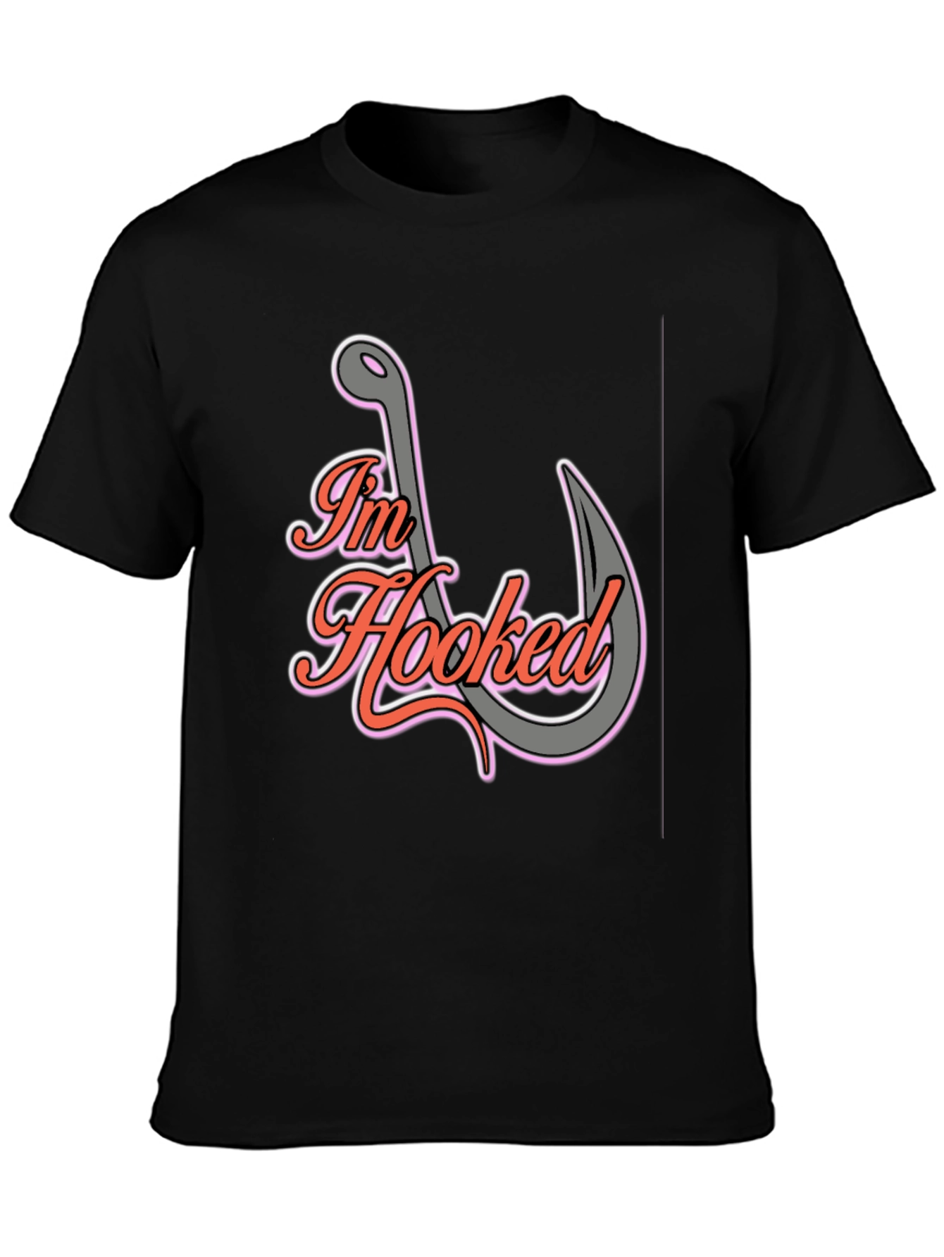 Im Hooked Graphic Tee - Fishing Enthusiast T-Shirt