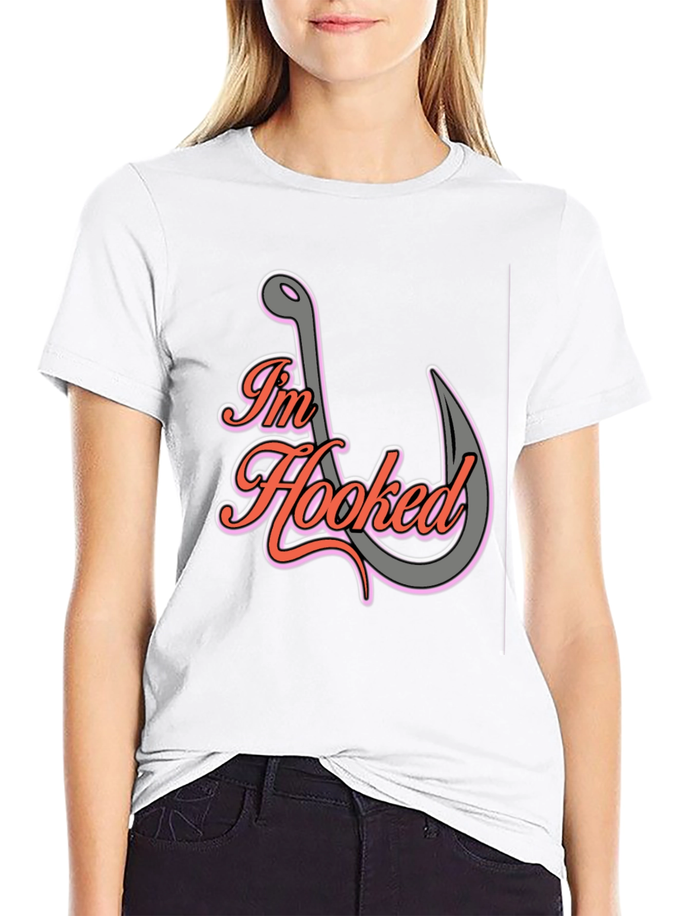 Im Hooked Graphic Tee - Fishing Enthusiast T-Shirt