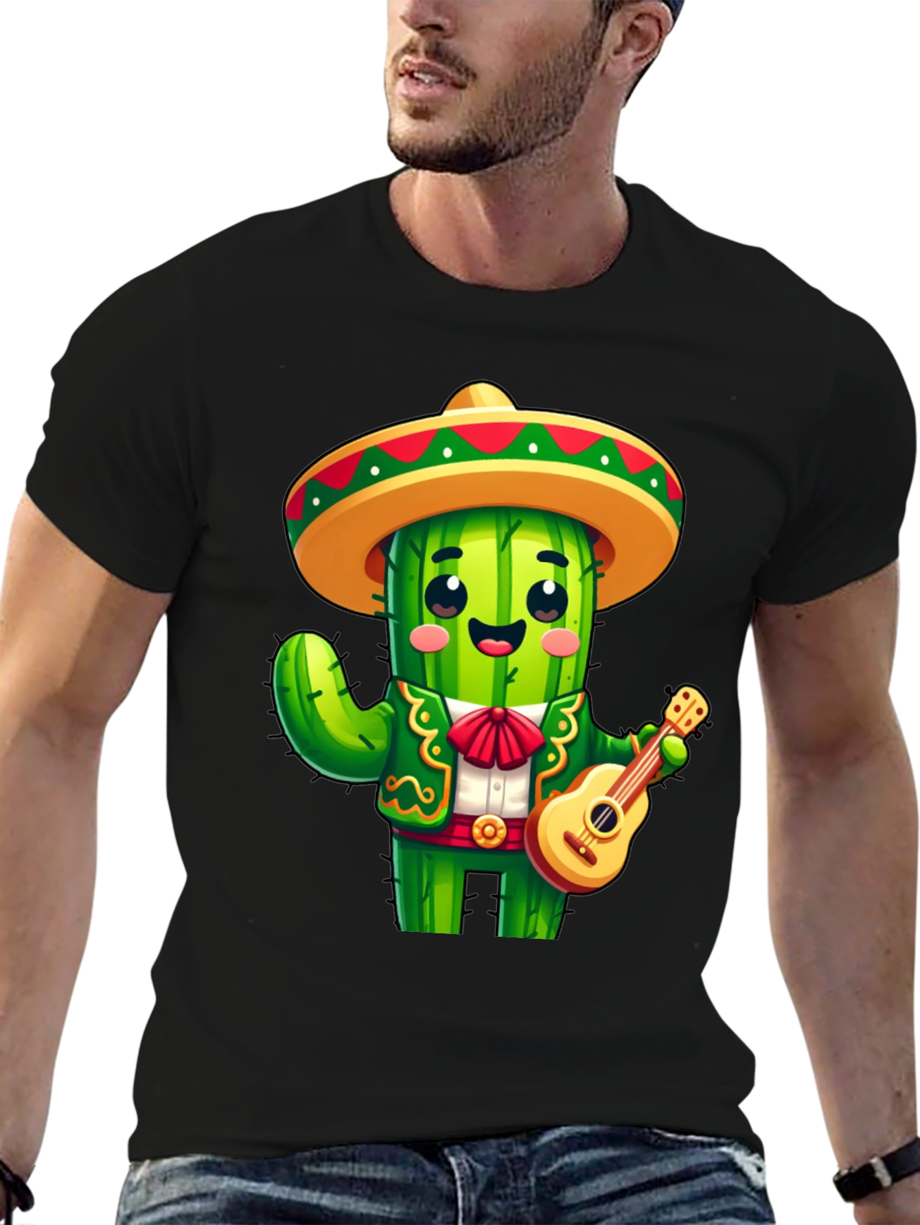 Cactus Mariachi T-Shirt - Funny Cinco de Mayo Tee