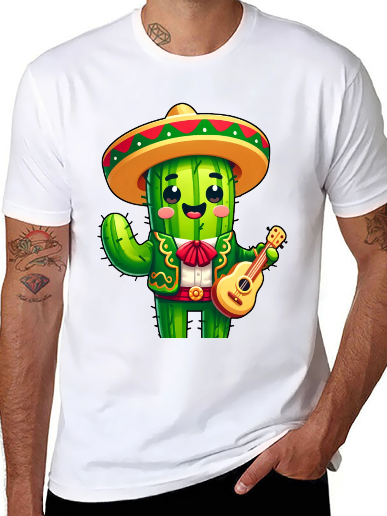 Cactus Mariachi T-Shirt - Funny Cinco de Mayo Tee