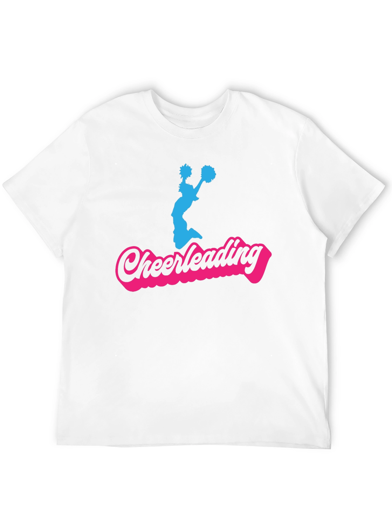 Cheerleading Graphic T-Shirt - Black
