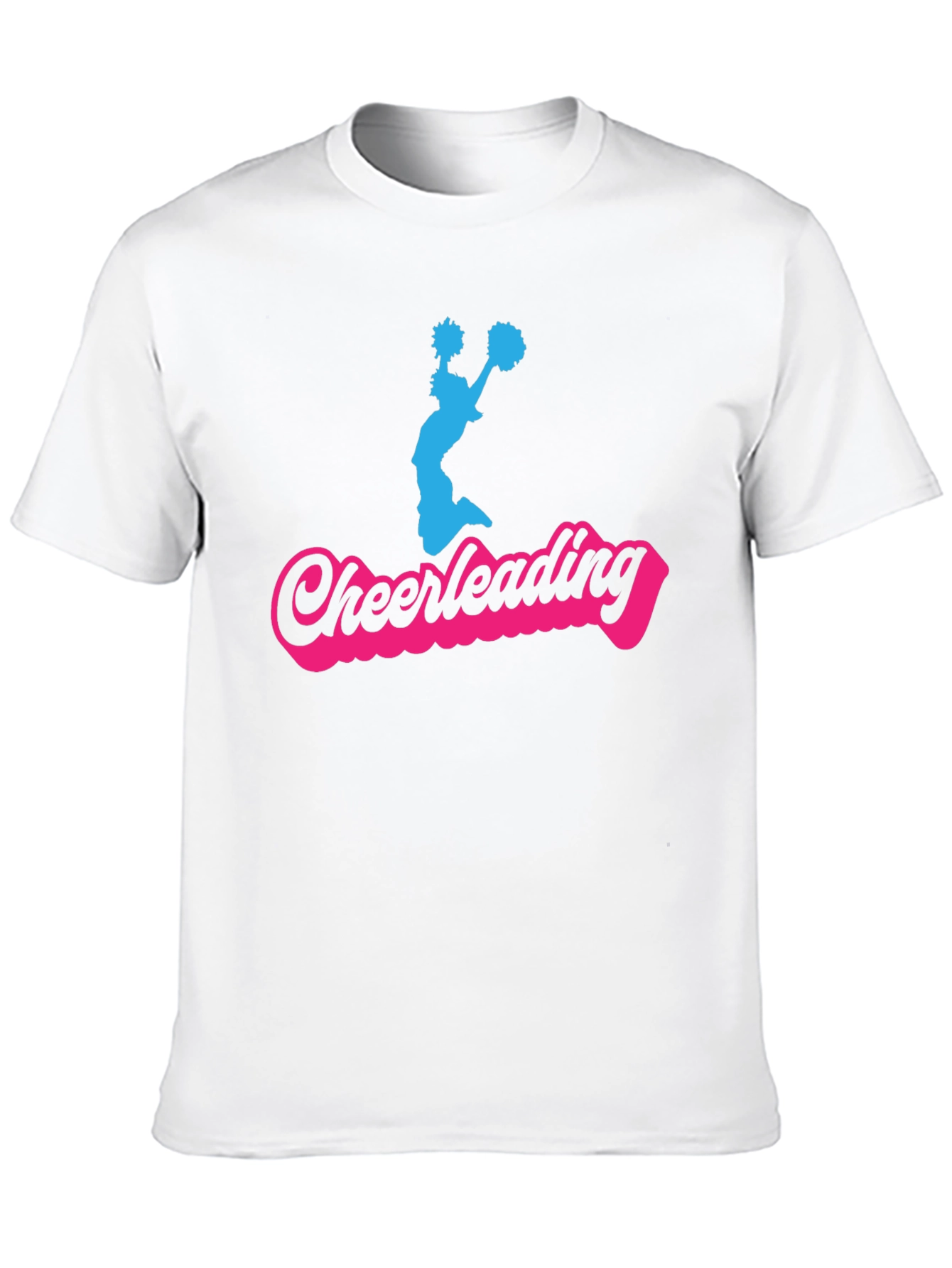 Cheerleading Graphic T-Shirt - Black