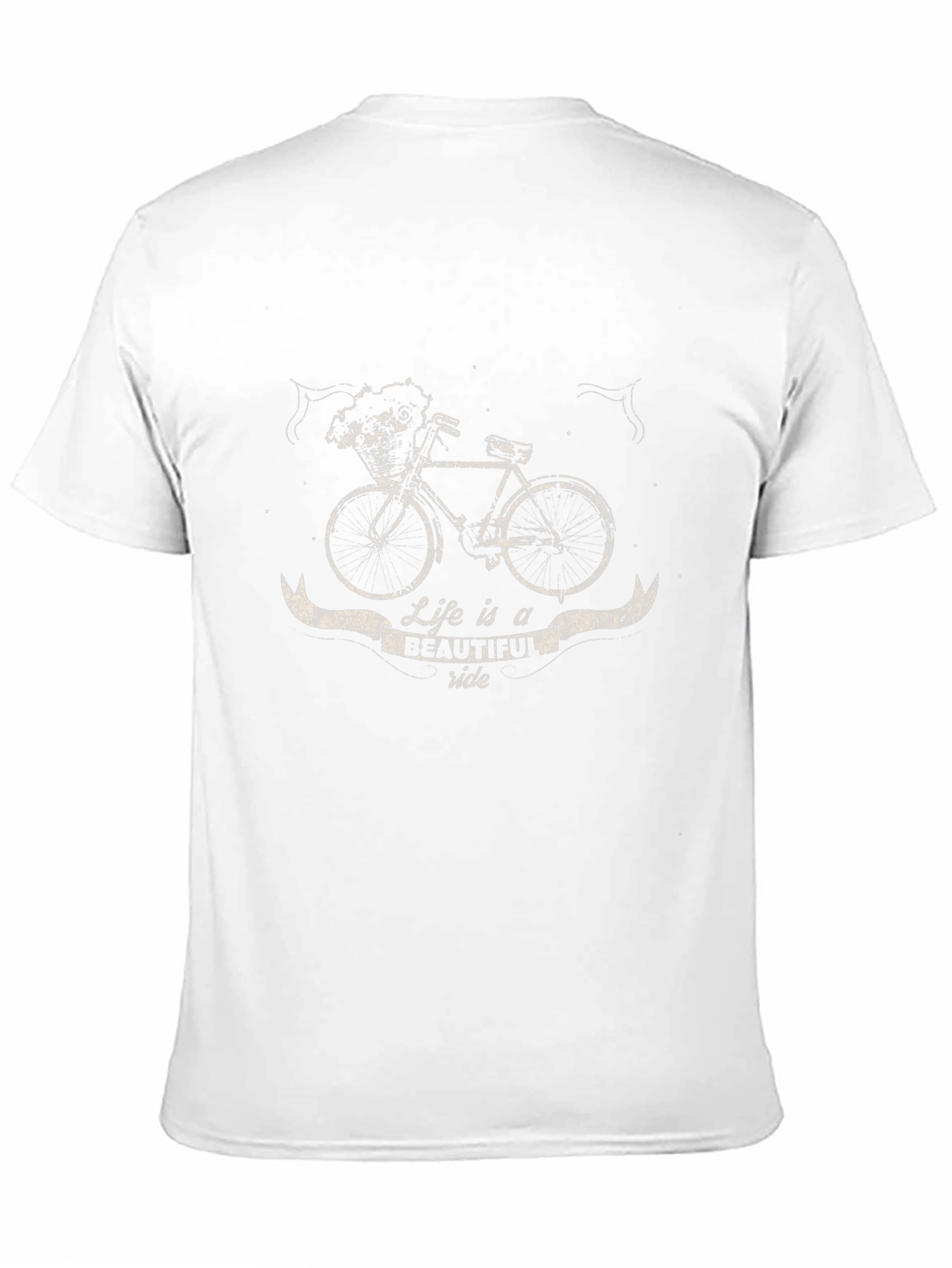 Life is a Beautiful Ride Bicycle Graphic Tee