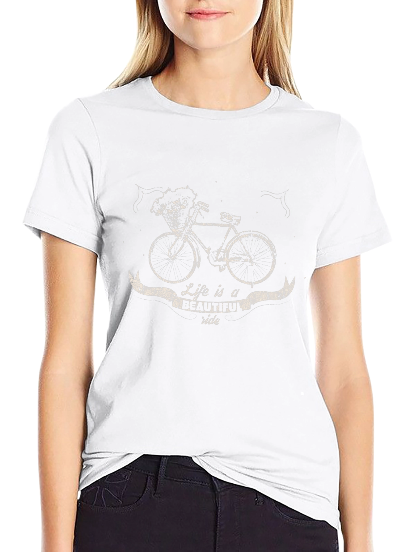 Life is a Beautiful Ride Bicycle Graphic Tee