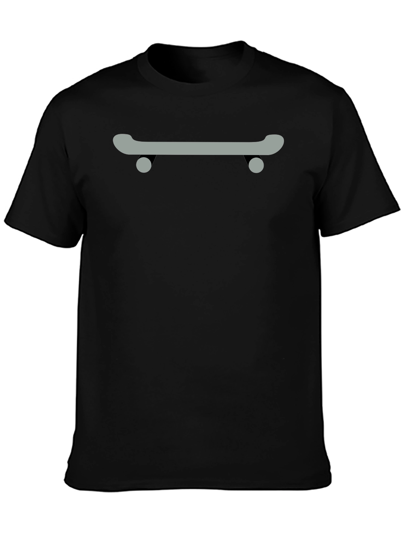 Cool Skateboard Graphic Tee - Black