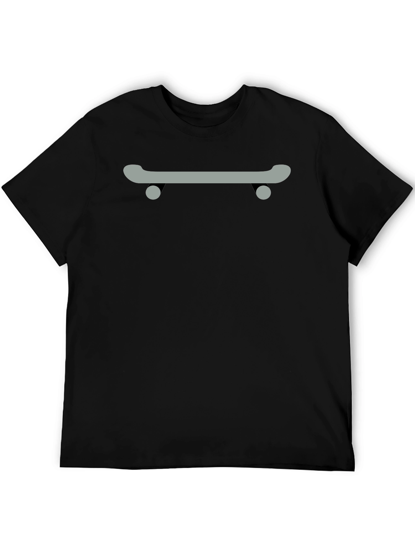 Cool Skateboard Graphic Tee - Black