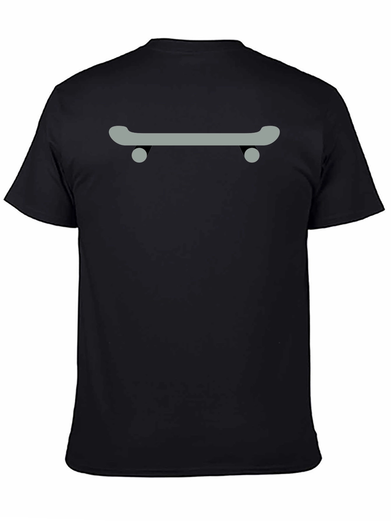 Cool Skateboard Graphic Tee - Black