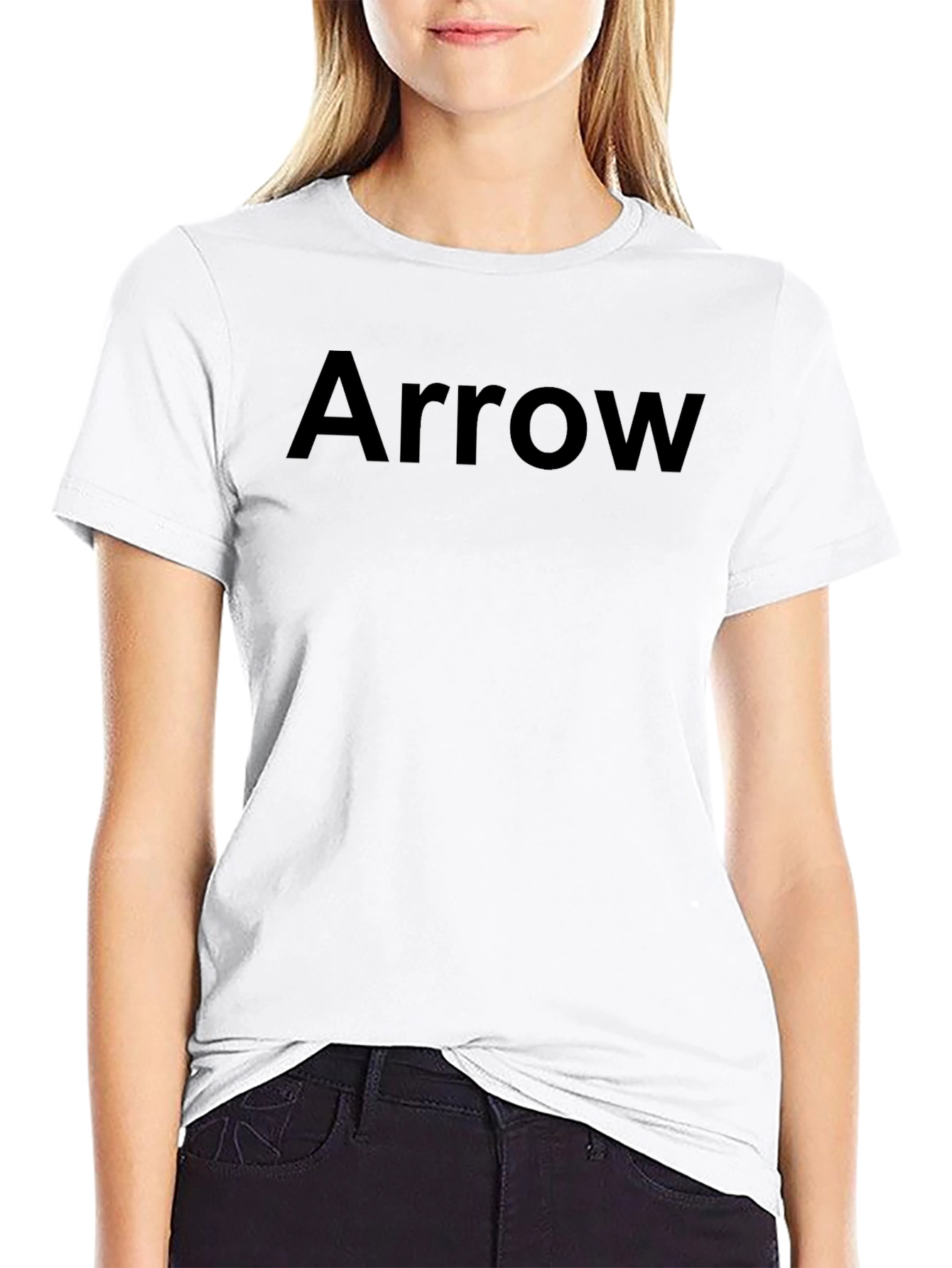 Arrow Graphic Black T-Shirt - Casual Everyday Wear