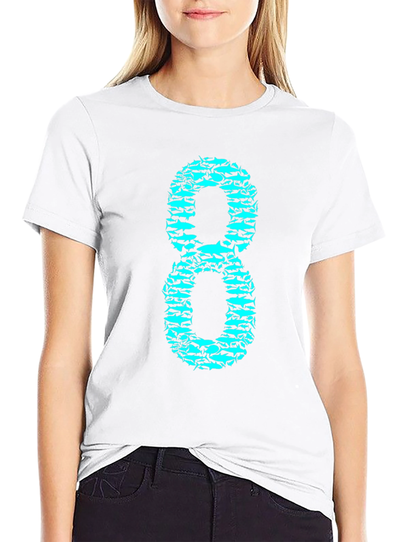 Shark Eight Graphic Tee