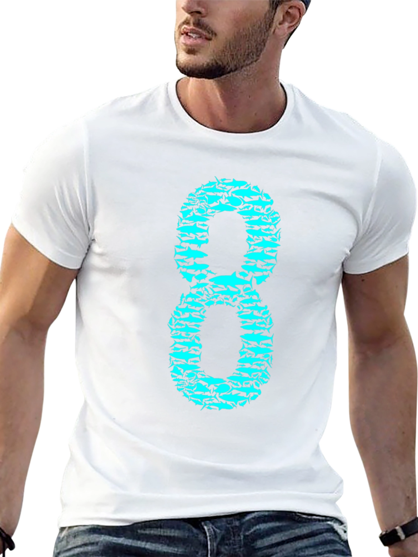 Shark Eight Graphic Tee