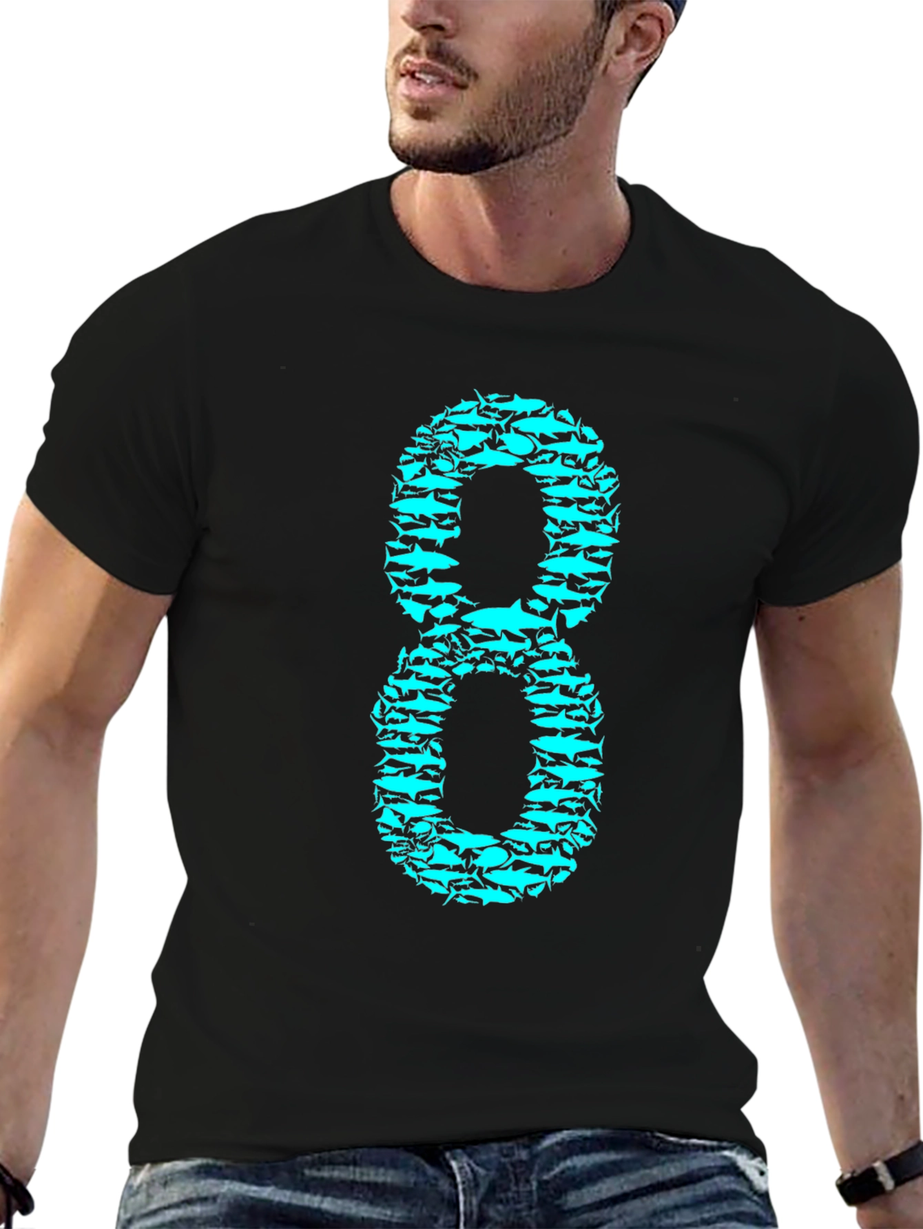 Shark Eight Graphic Tee