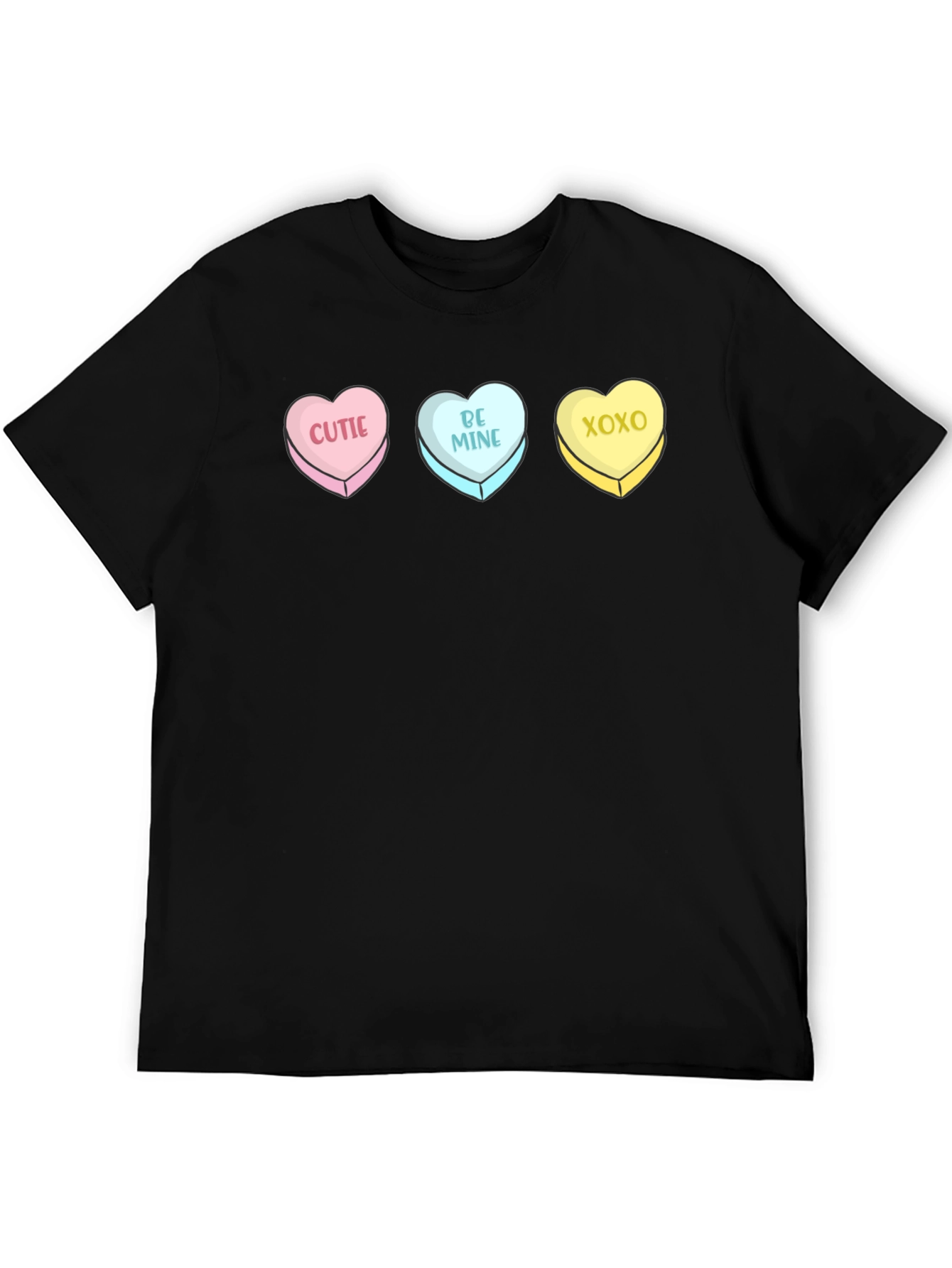 Sweetheart Candy Conversation Hearts Valentines Day Graphic T-Shirt