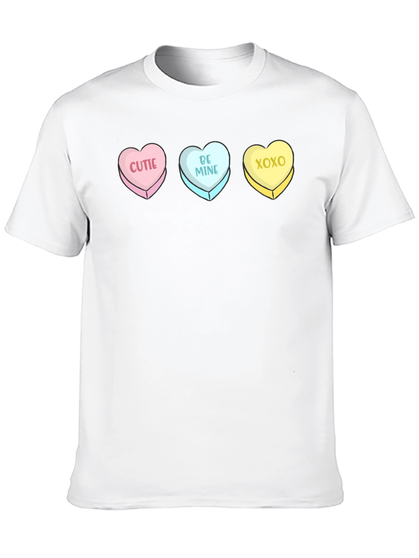 Sweetheart Candy Conversation Hearts Valentines Day Graphic T-Shirt