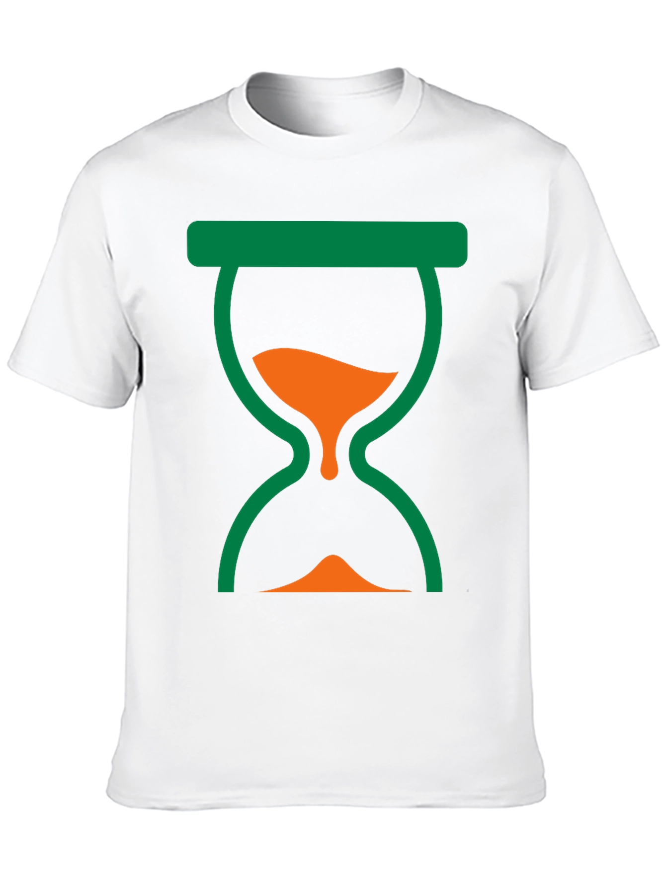 Hourglass Graphic Tee - Trendy Black T-Shirt