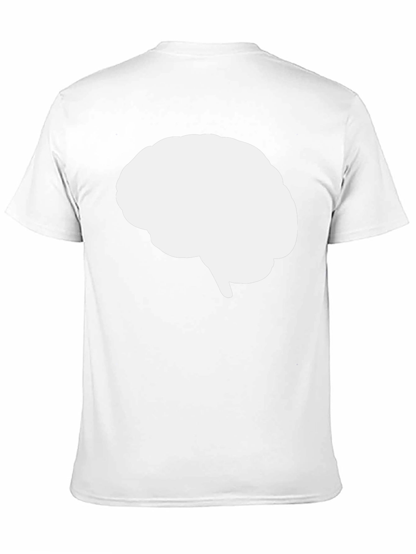 Brain Graphic Tee - Smart Casual Black T-Shirt