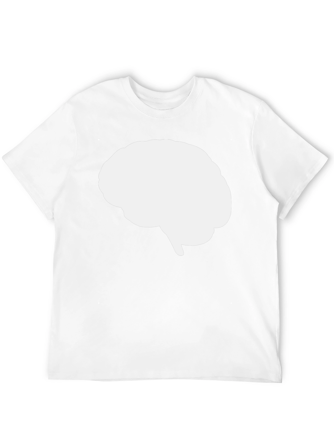 Brain Graphic Tee - Smart Casual Black T-Shirt