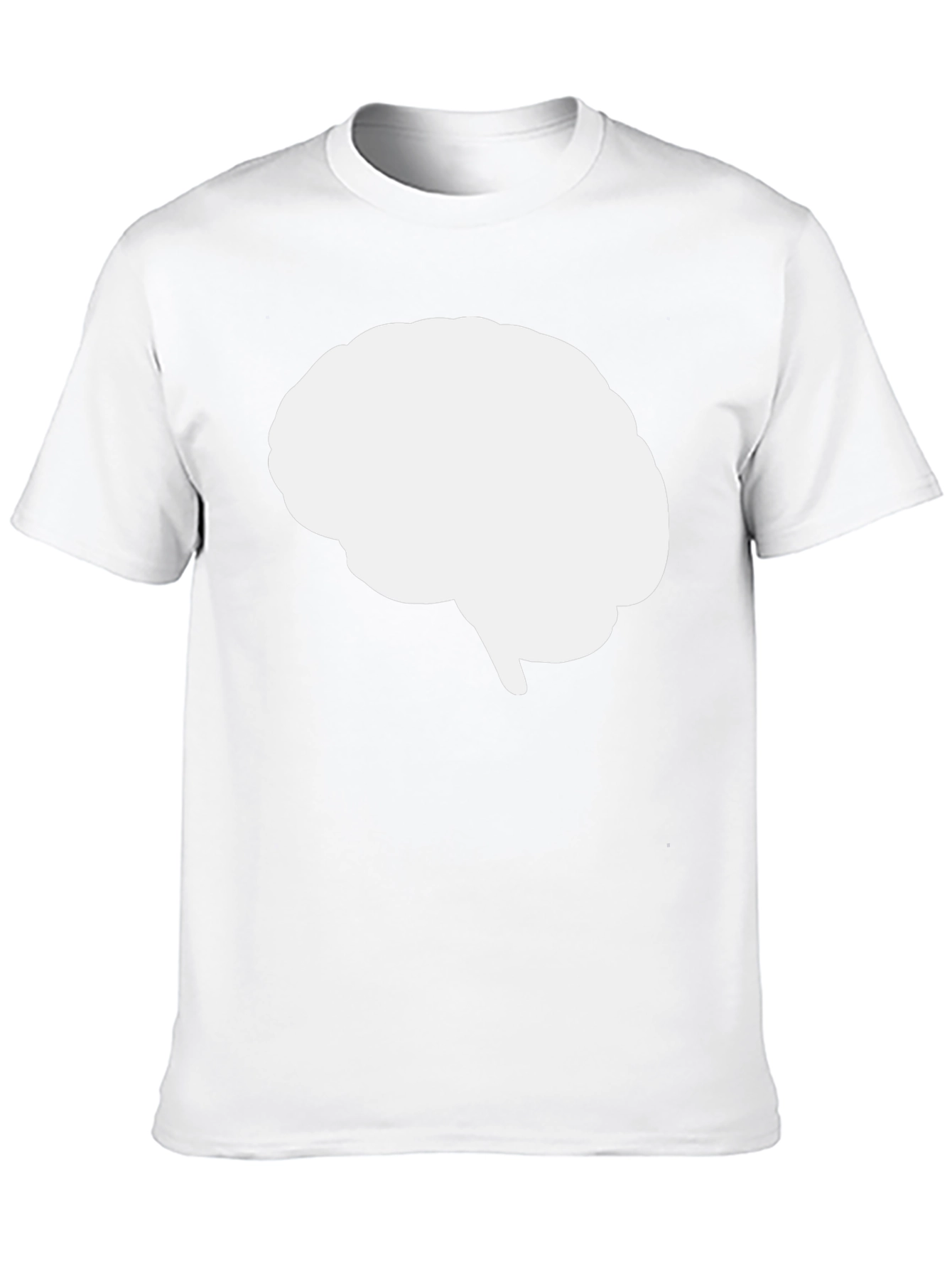 Brain Graphic Tee - Smart Casual Black T-Shirt