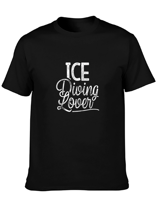 Ice Diving Lover Black T-Shirt