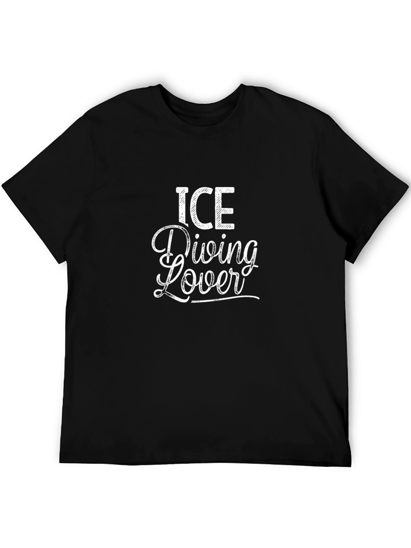 Ice Diving Lover Black T-Shirt