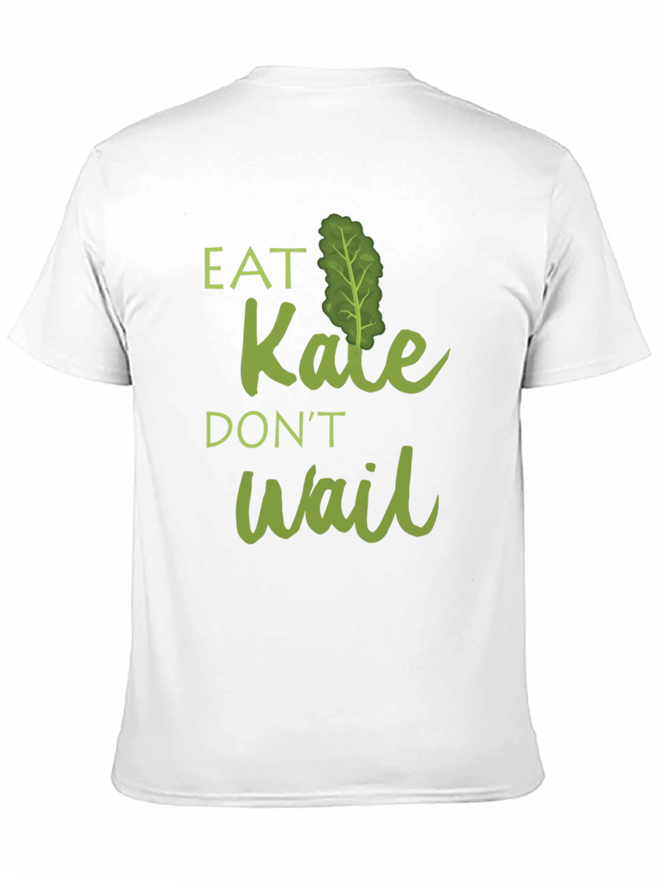 Eat Kale Dont Wait Graphic T-Shirt
