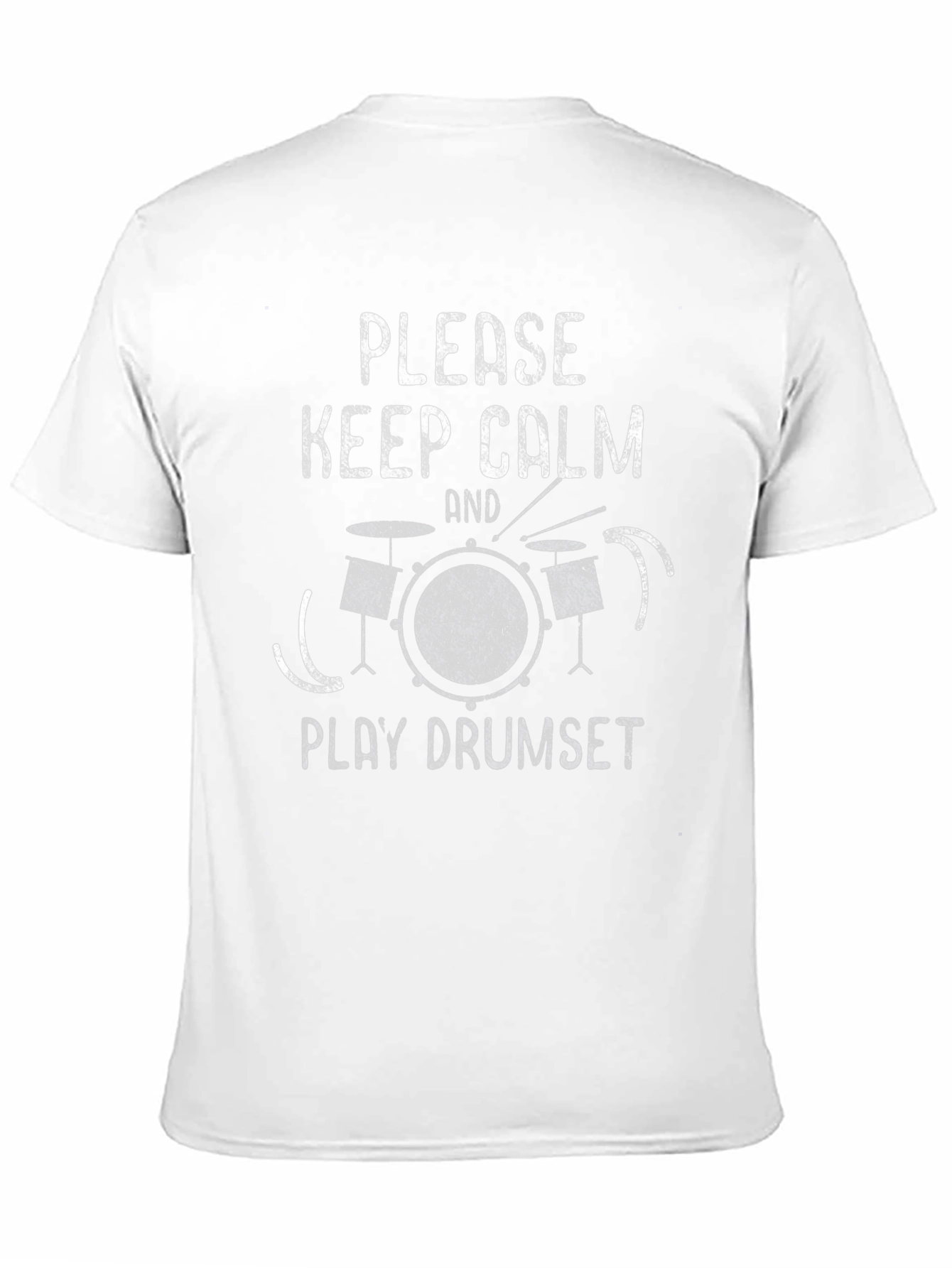 Keep Calm and Play Drumset T-Shirt