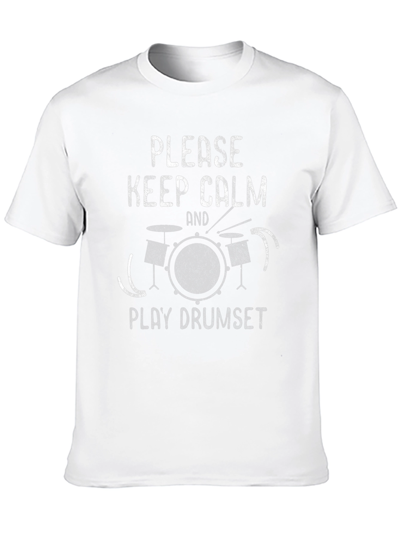 Keep Calm and Play Drumset T-Shirt