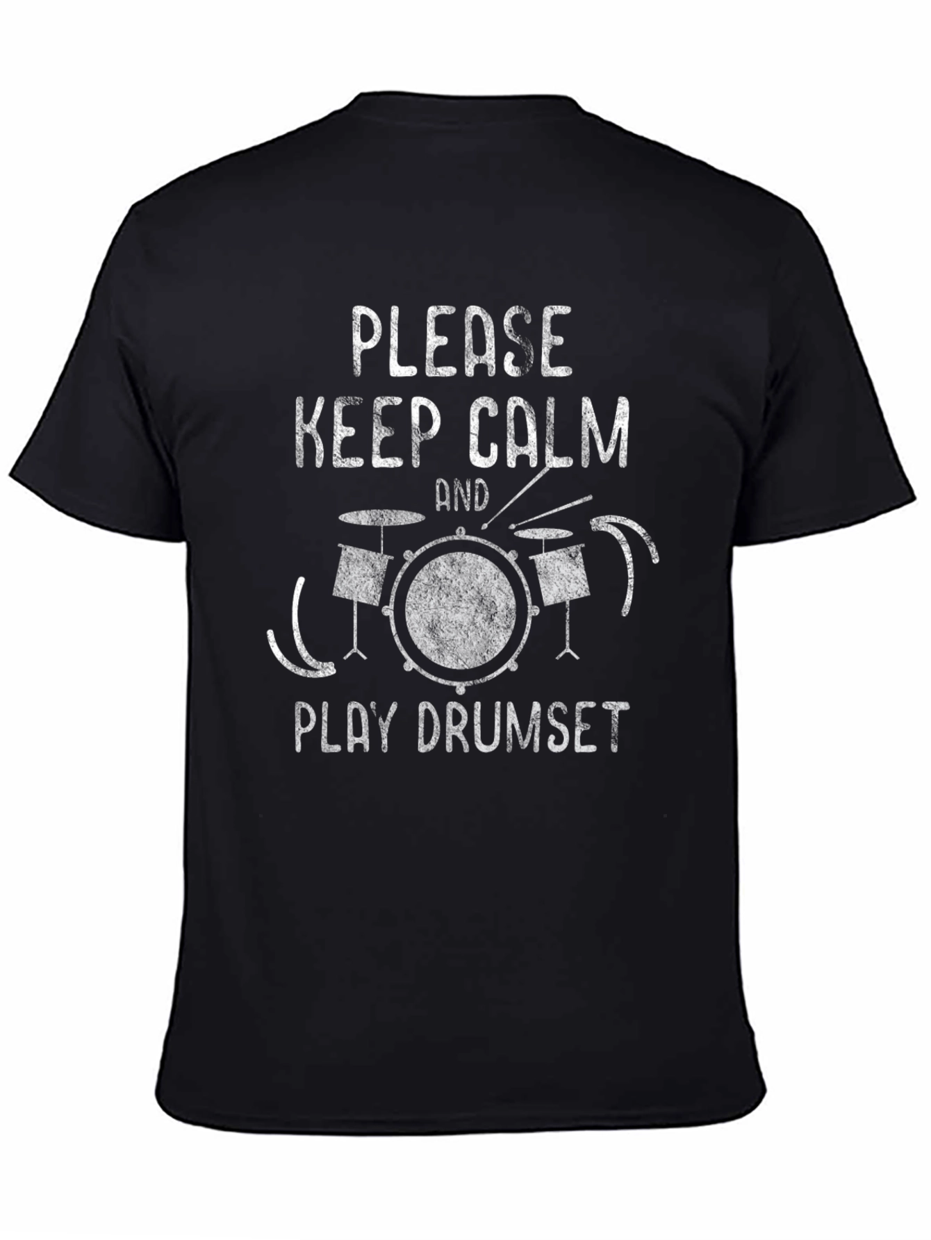 Keep Calm and Play Drumset T-Shirt