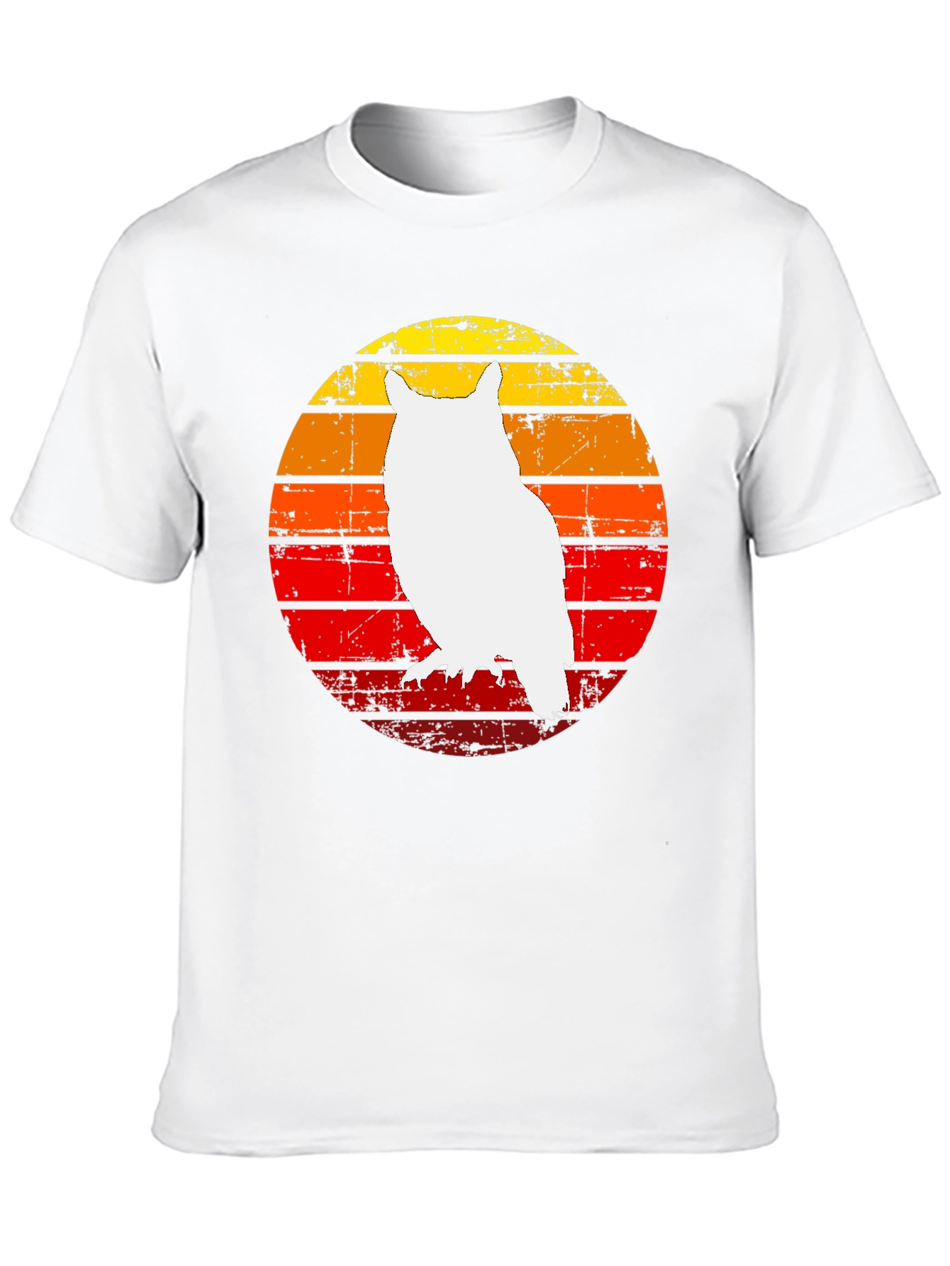 Retro Owl Sunset Graphic Tee