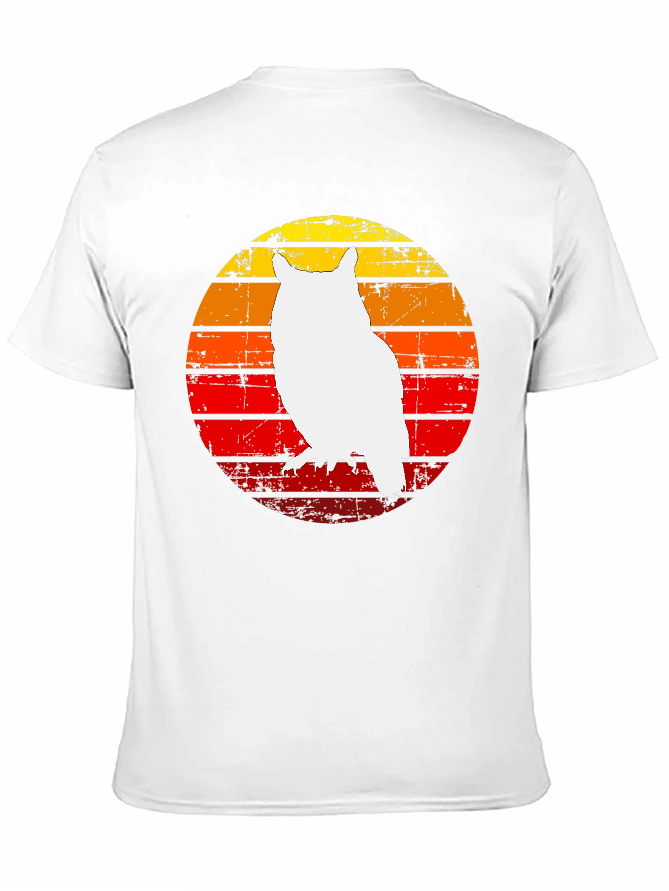 Retro Owl Sunset Graphic Tee