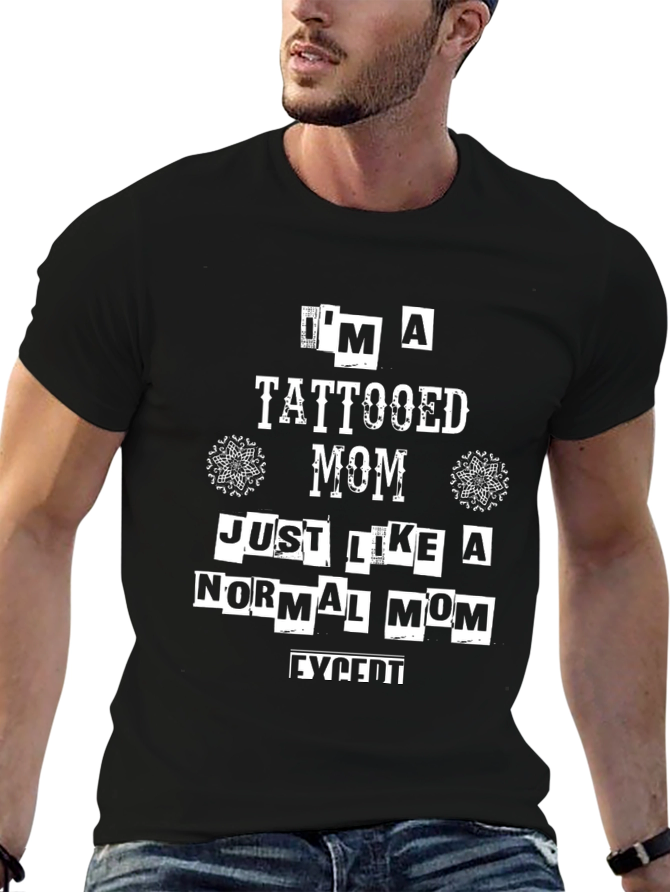 Tattooed Mom Graphic Tee - Trendy Mothers Day Gift