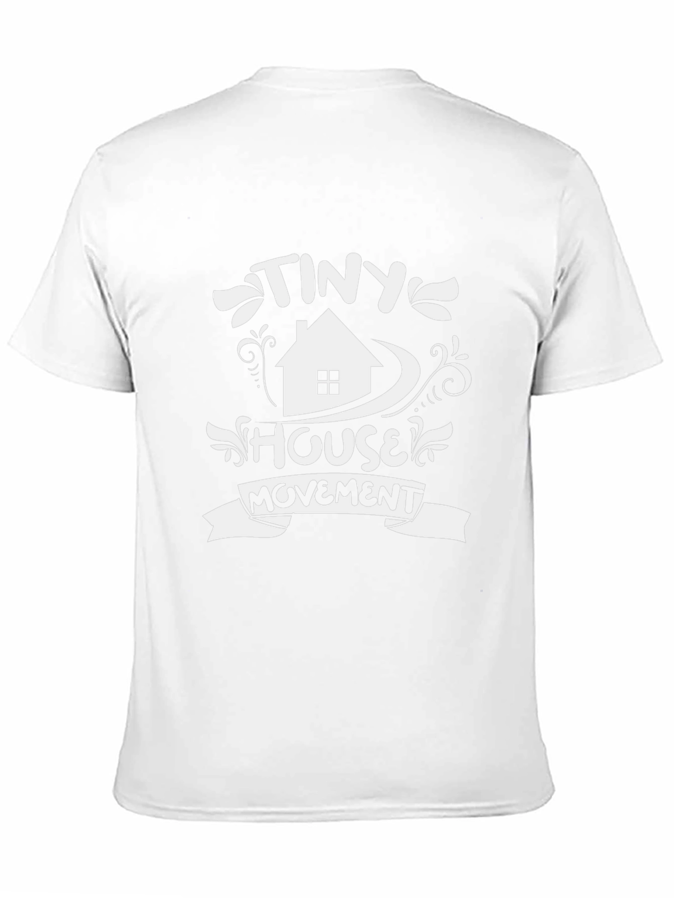 Tiny House Movement T-Shirt - Black Cotton Tee