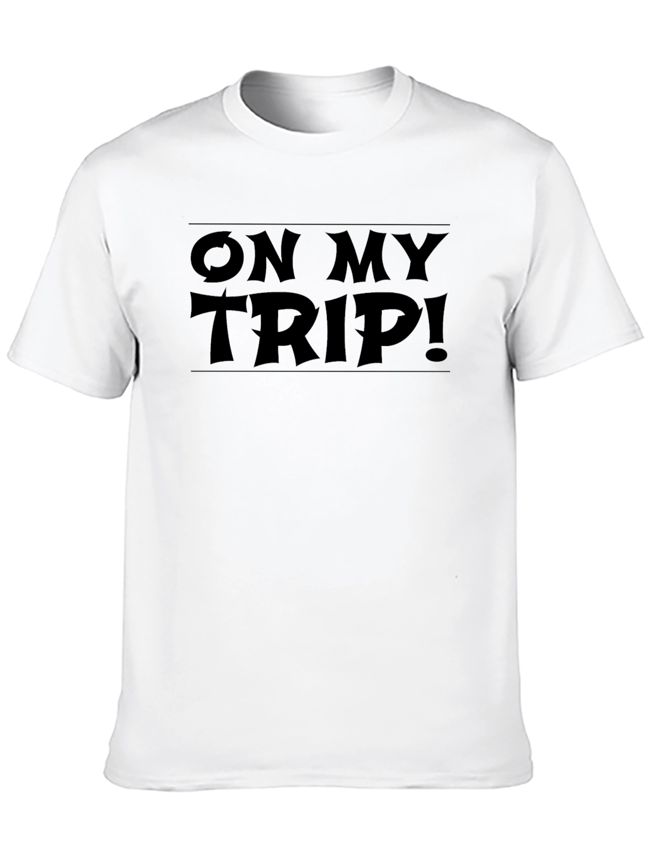 On My Trip! Graphic T-Shirt - Black