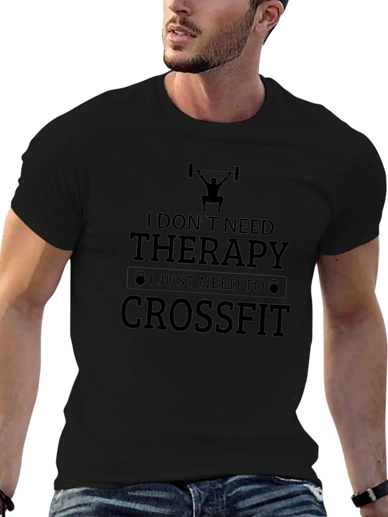Crossfit Therapy T-Shirt - Fitness Motivation Tee