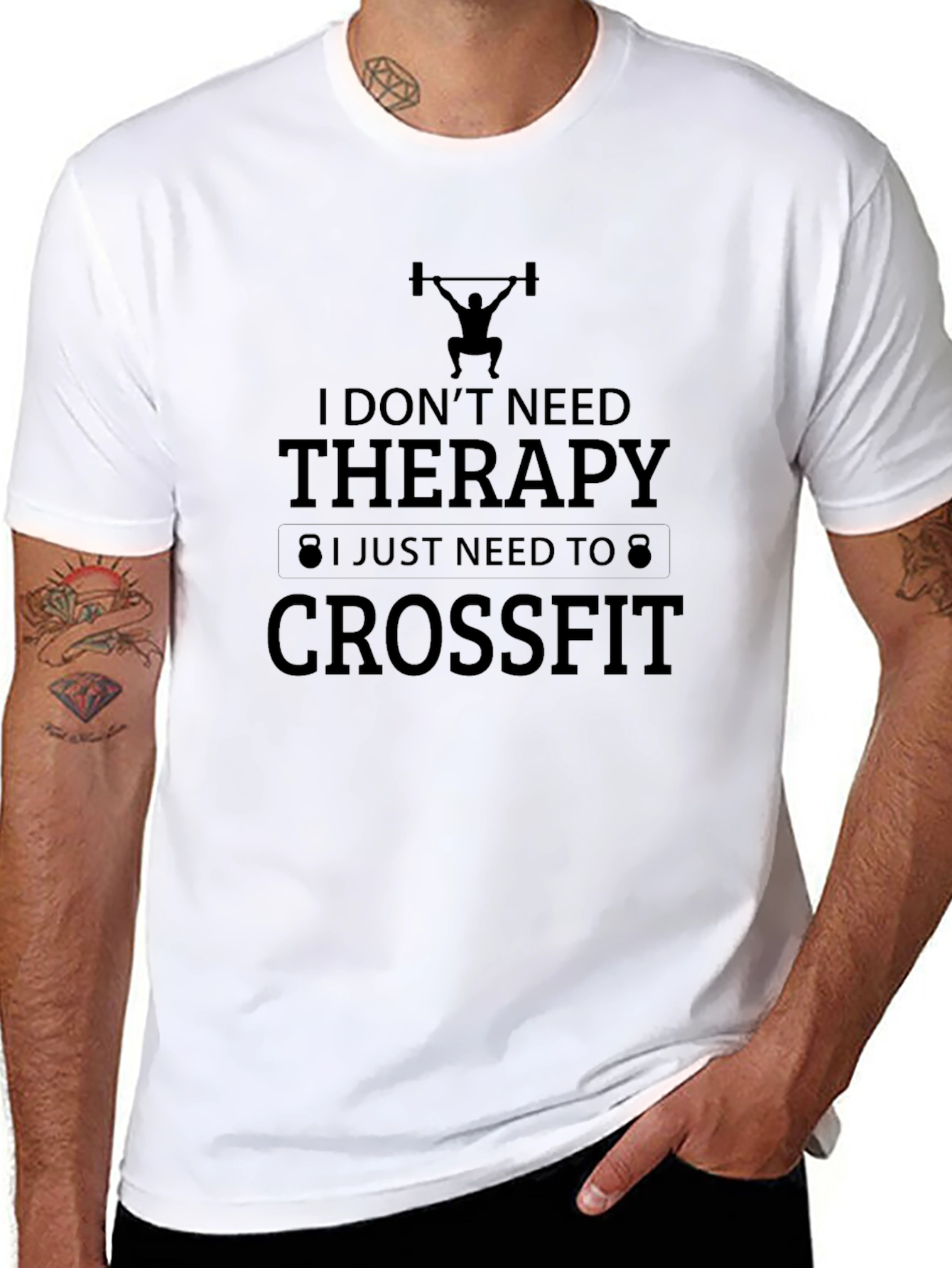 Crossfit Therapy T-Shirt - Fitness Motivation Tee