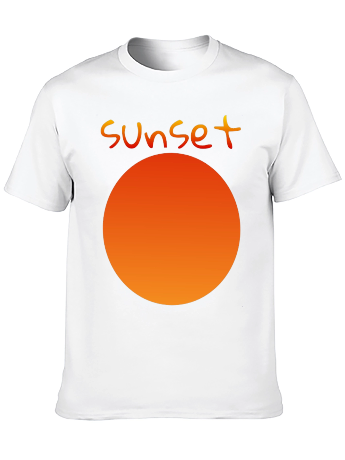 Sunset Graphic Black T-Shirt
